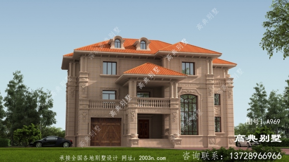 建欧式石材别墅没有配车库那就真的落后了