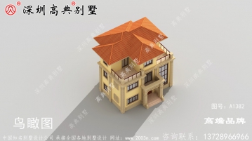 三层农村自建房设计图，简约外观，实用布局