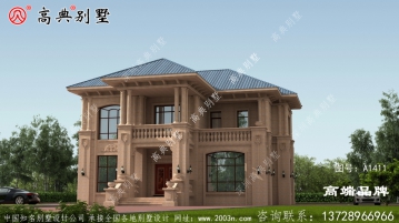 二层豪华欧式别墅外型极美