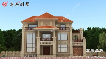 乡村小户型欧式三层自建别墅