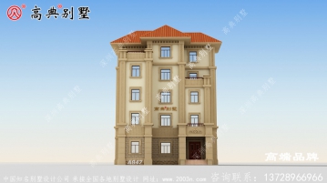 欧式风格乡村别墅效果设计图，适合农村建房的你