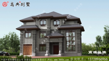 三层楼房设计图，外观时尚又大气