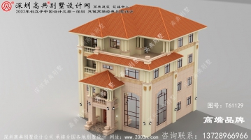 典型的欧式别墅设计图，外观精美，来大大的生活享受，采光和通风也是没话说