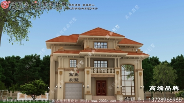 三层农村自建建筑结构水电全套图纸效果图
