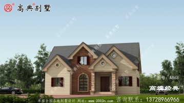 仪征市二层农村自建房实拍图，仔细对比效果图后，没想到是这样的