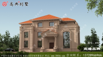 农村三层带露台别墅设计图纸，给你不一样的居住体验
