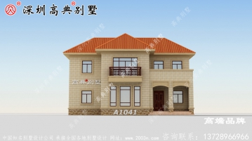 农村自建房设计图，造型比较吸引人