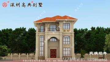 九十五平米三层乡村建筑设计图，保证让您眼前一亮。