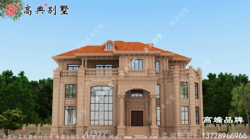 三层楼房设计图，外观时尚大气