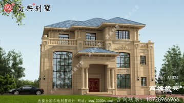 富阳市心心念念的三层带露台自建房图片，好看实用就选它了