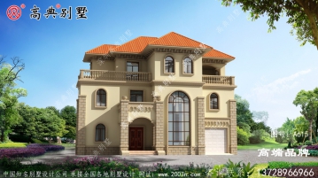 农村三层欧式别墅设计图，建好一栋村里人都羡慕