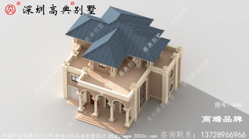 三层农村建房别墅设计图，豪华大气，外观经典