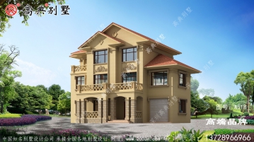 农村三层小面积别墅设计图，自然淳朴，这才是真正的享受生活