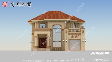 二层复式乡村新款自建洋房别墅住宅