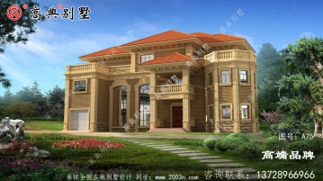 三层欧式别墅乡村住宅