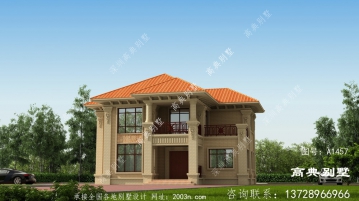 二层欧式自建别墅，经济型别墅
