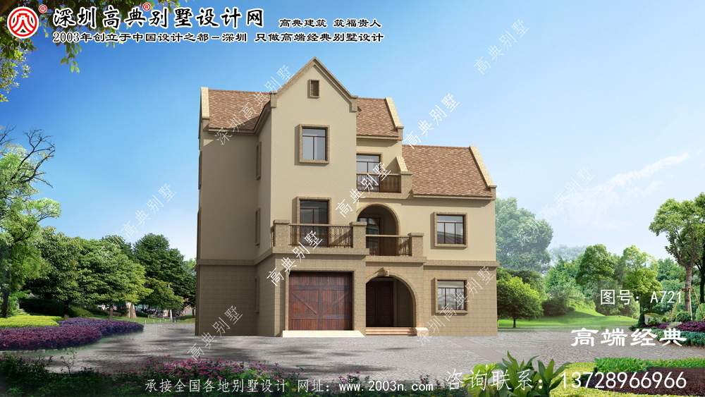 凤阳县欧式风格复式别墅设计图