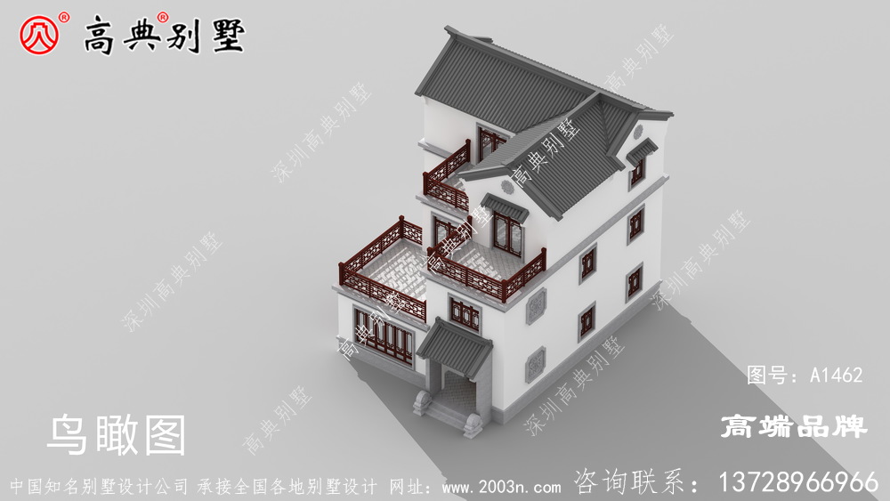 农村三层楼房首先外形美丽 ,其次空间大