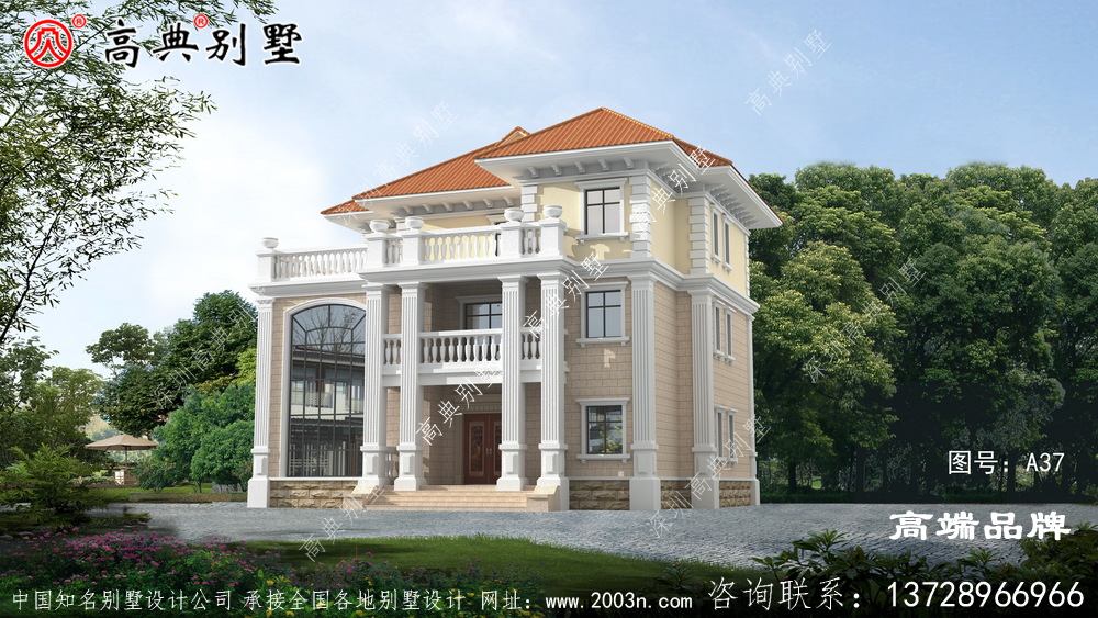 农村盖房子设计图纸造型很大气，简直是人见人爱