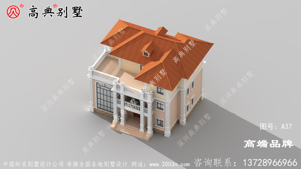 农村盖房子设计图纸造型很大气，简直是人见人爱