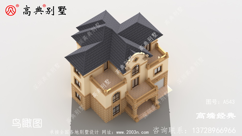 蛟河市高档三层豪华别墅图片，在家乡成就一道靓丽的风景线