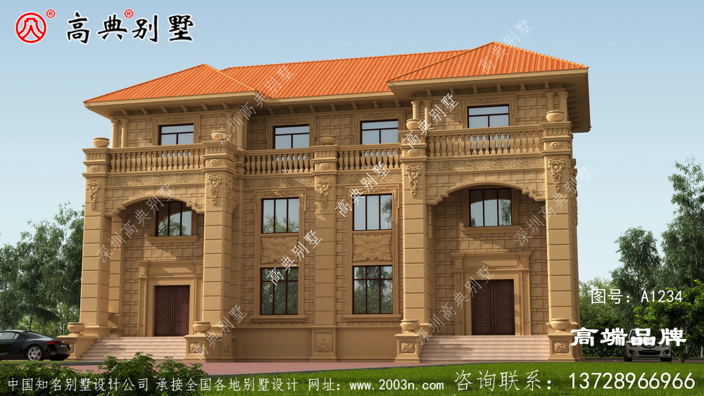 别墅外观效果图外墙让你大开眼界和家人一起过向往的生活