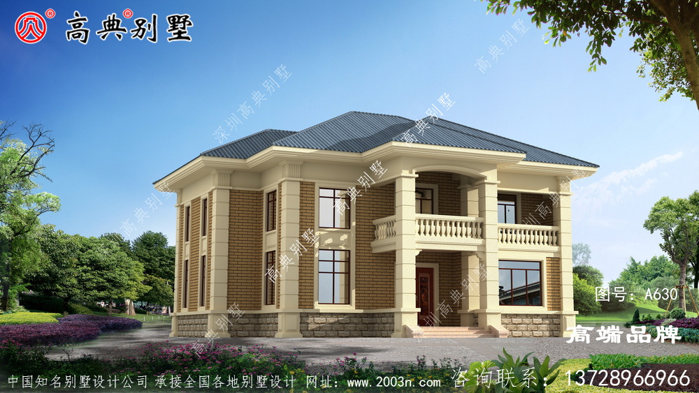欧式自建房设计图别出心裁又不失庄重