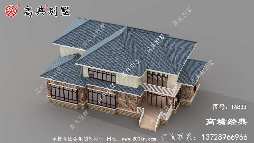 豪华大气的农村住房户型图滨州市
