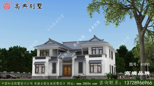 两层别墅这样设计在外观的设计上也给人一种大气的感觉