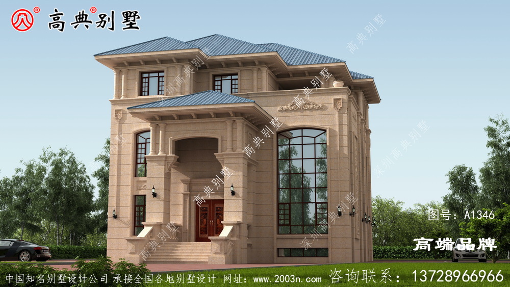 大户型欧式石材别墅使人感觉整体大气舒适