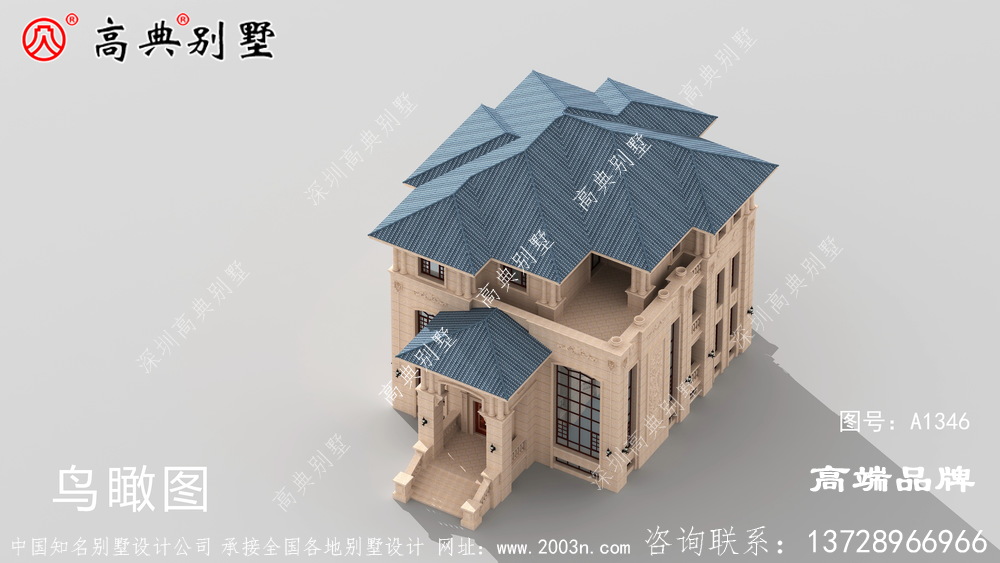 大户型欧式石材别墅使人感觉整体大气舒适