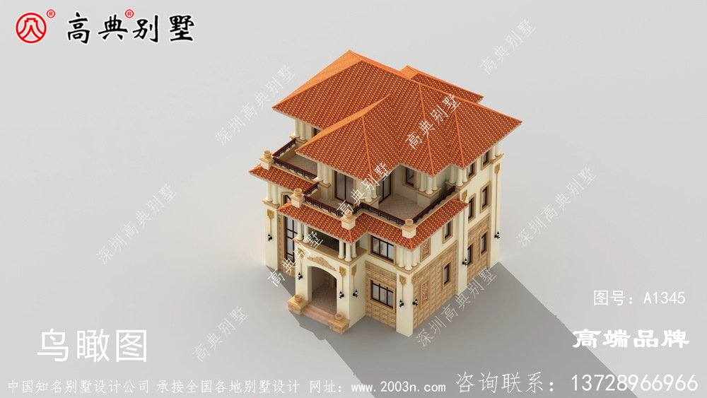 唯美欧式别墅户型图,充满艺术气息