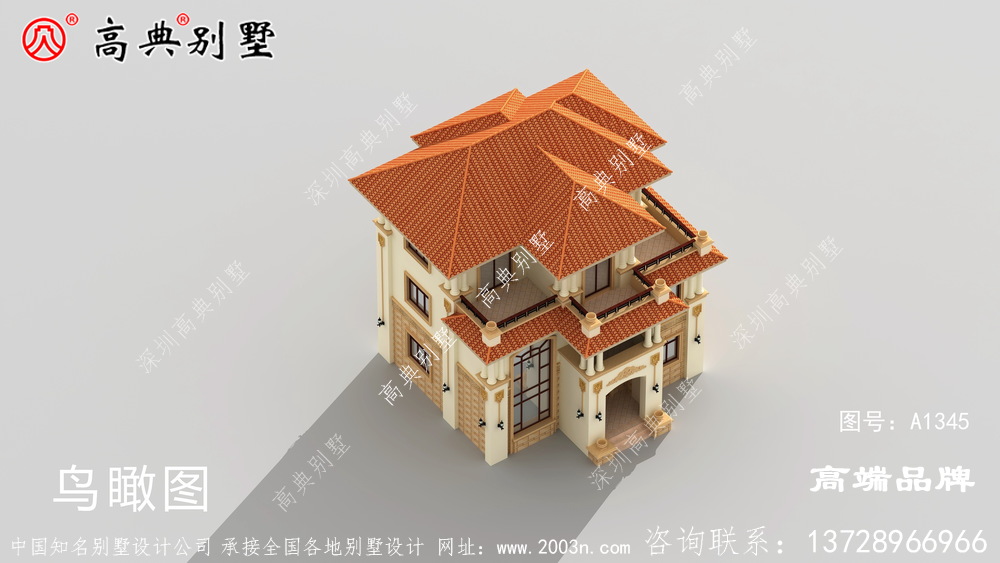 唯美欧式别墅户型图,充满艺术气息