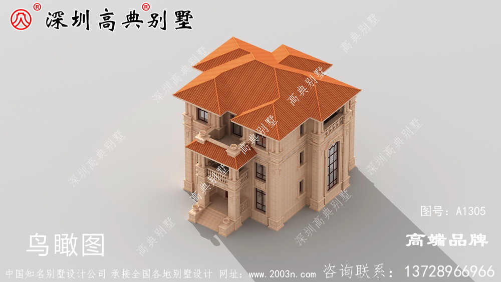 三层别墅设计图，外型迷倒了好多人，喜欢就收藏一下吧