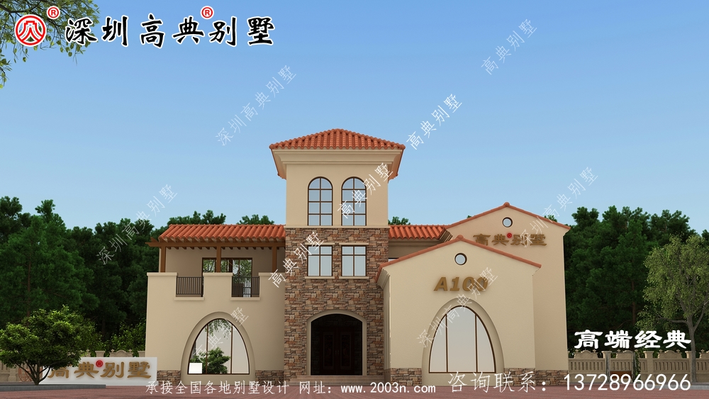 农村三层别墅的设计图,带着回老家盖房子。 农村三层别墅的设计图,带着回老家盖房子。