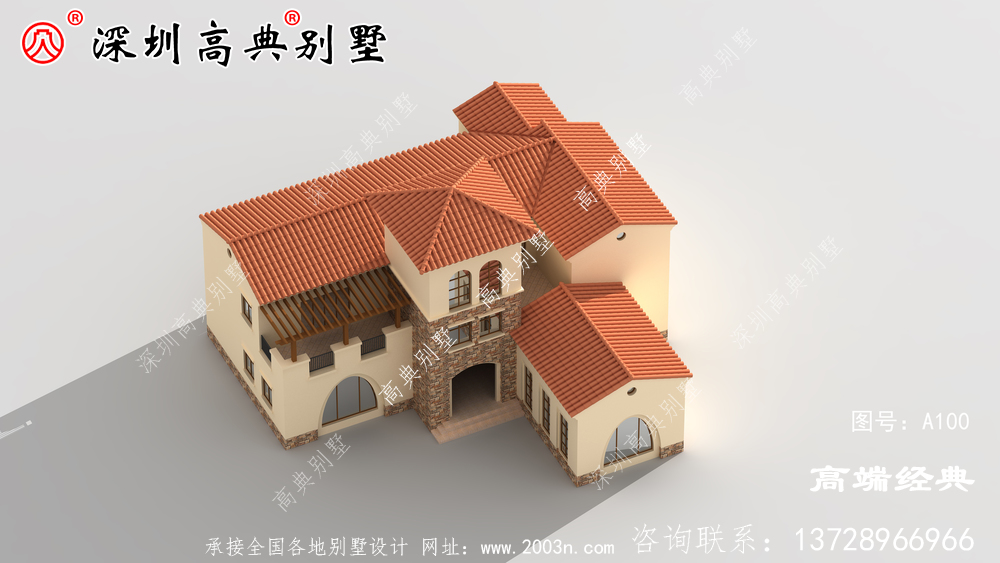 农村三层别墅的设计图,带着回老家盖房子。