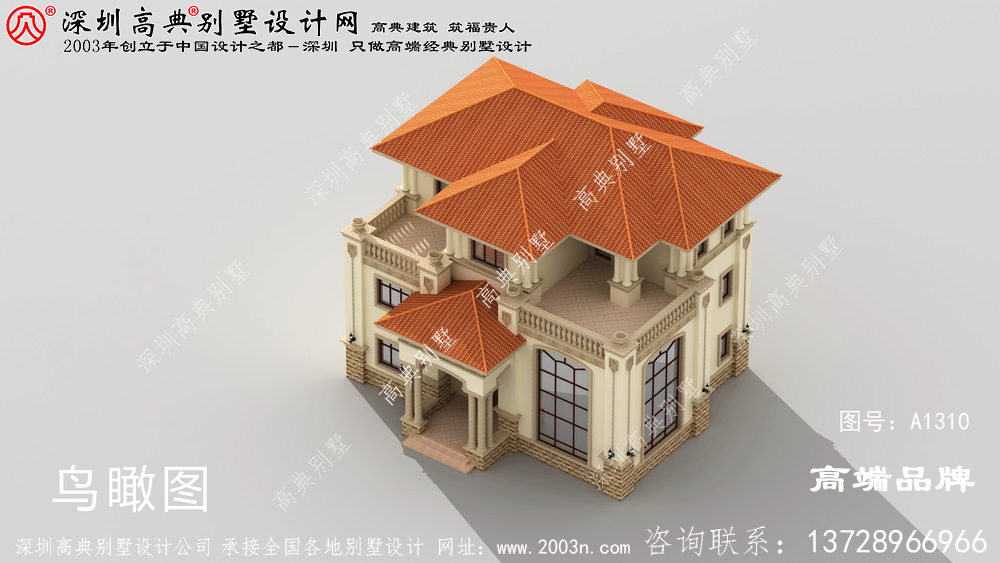 三层小楼图，这样的房子盖起来那是相当有面子的