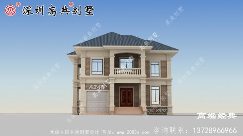 农村二层自建房效果图，盖起来毫不逊色，高端大气上档次