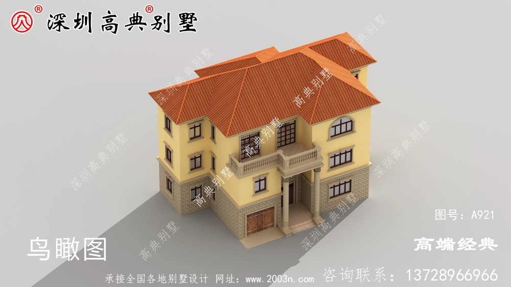 带车库的农村住宅建设照片,农村住宅车库必须有,实用又大气。