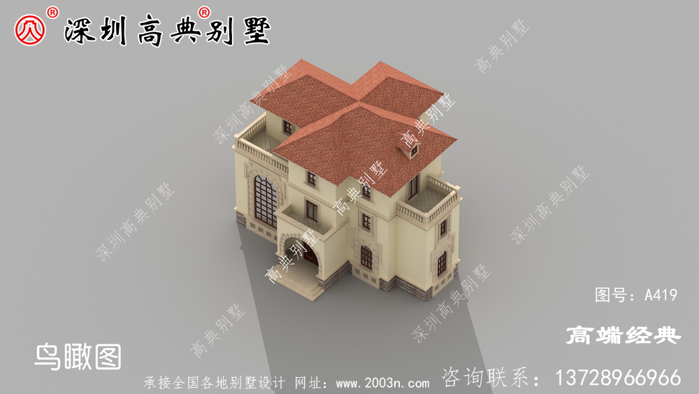 别人家建了一座小别墅,说不羡慕是假的,如果不想羡慕就自己建一栋吧