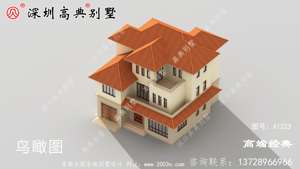 农村最好看三层别墅,美观宜居,效果太惊艳了。