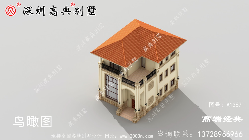乡村三层自建房效果图,经济实用,保证眼前一亮。