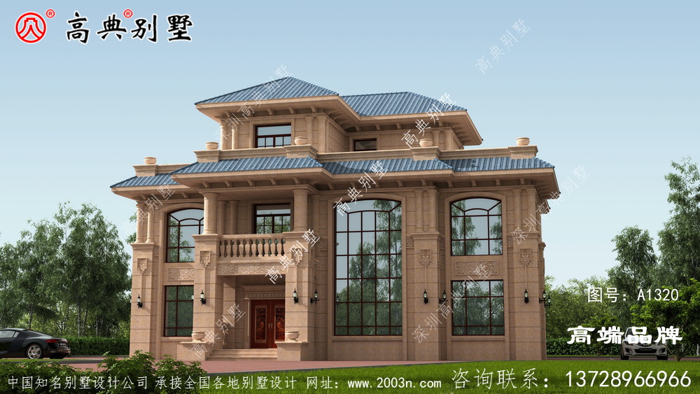 农村自建三层欧式别墅,当今的流行趋势