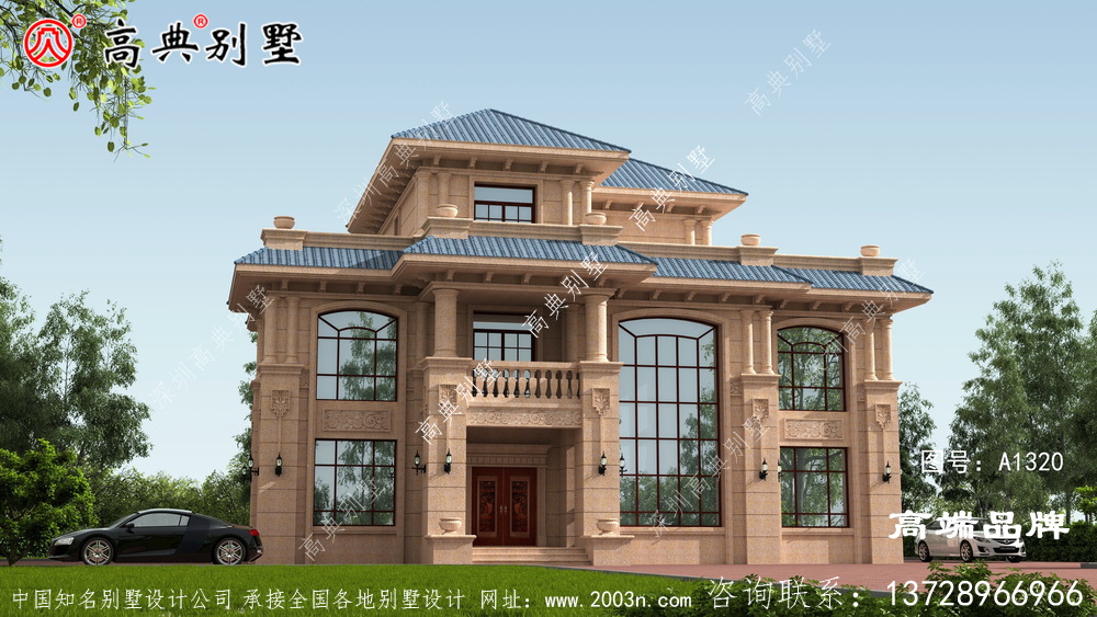 农村自建三层欧式别墅,当今的流行趋势