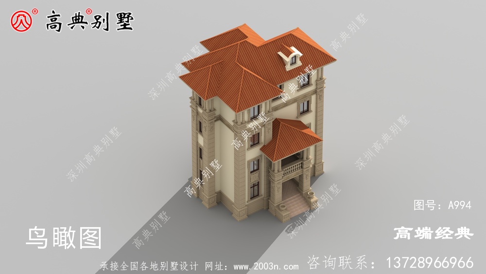 豪华欧式别墅,外观装饰精美豪华,室内布局也很合理。