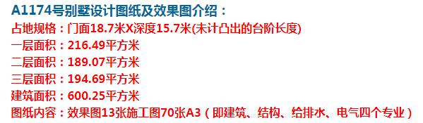 欧式风格的乡村小别墅，外观美观实用，基本适合所有乡村。