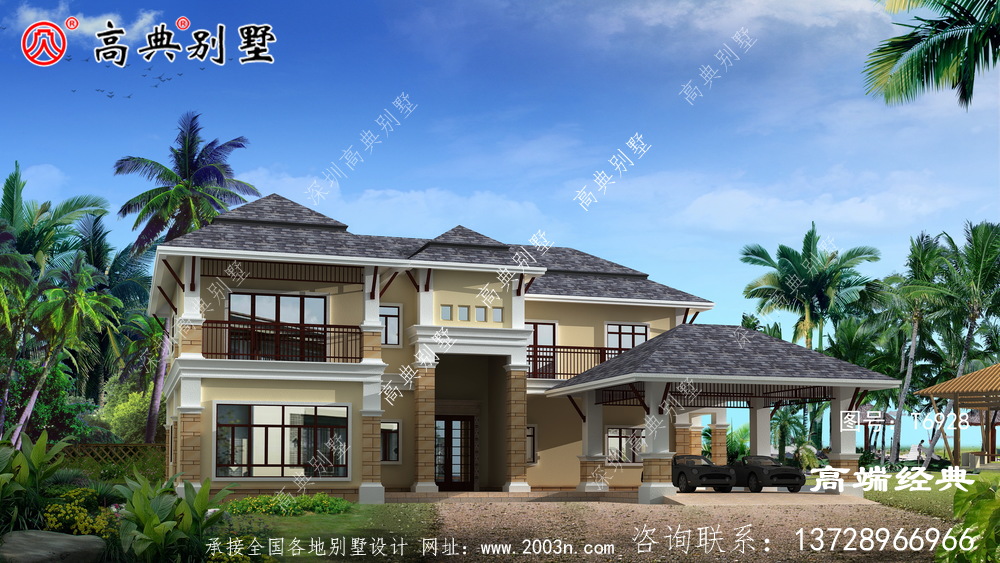 白色凸显住宅的建筑细节,沉稳而不失靓丽